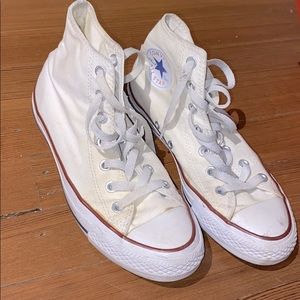 Women’s White High Top Converse